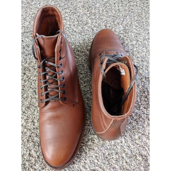 Red Wing Heritage 9435 Brown Leather Teak Williston Size 10.5D Dress Boots Rare main image 6